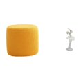 thumbnail image 1 of Escabel,Taburete pequeño,otomana,taburete de sofá,taburete de té,Taburete cúbico para los pies,ideal para dormitorio o baño.,Figura de escritorio,Estatua de bailarina de ballet,adorno de, 1 of 8