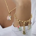 thumbnail image 5 of Disney Lilo & Stitch Charm Jewelry Set with Earrings and Chain Advent Set, 5 of 6