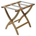 thumbnail image 1 of Wooden Mallet LR2-LOGRY Porte-bagages Design Courbe avec Sangles Grises - Chêne Clair, 1 of 6