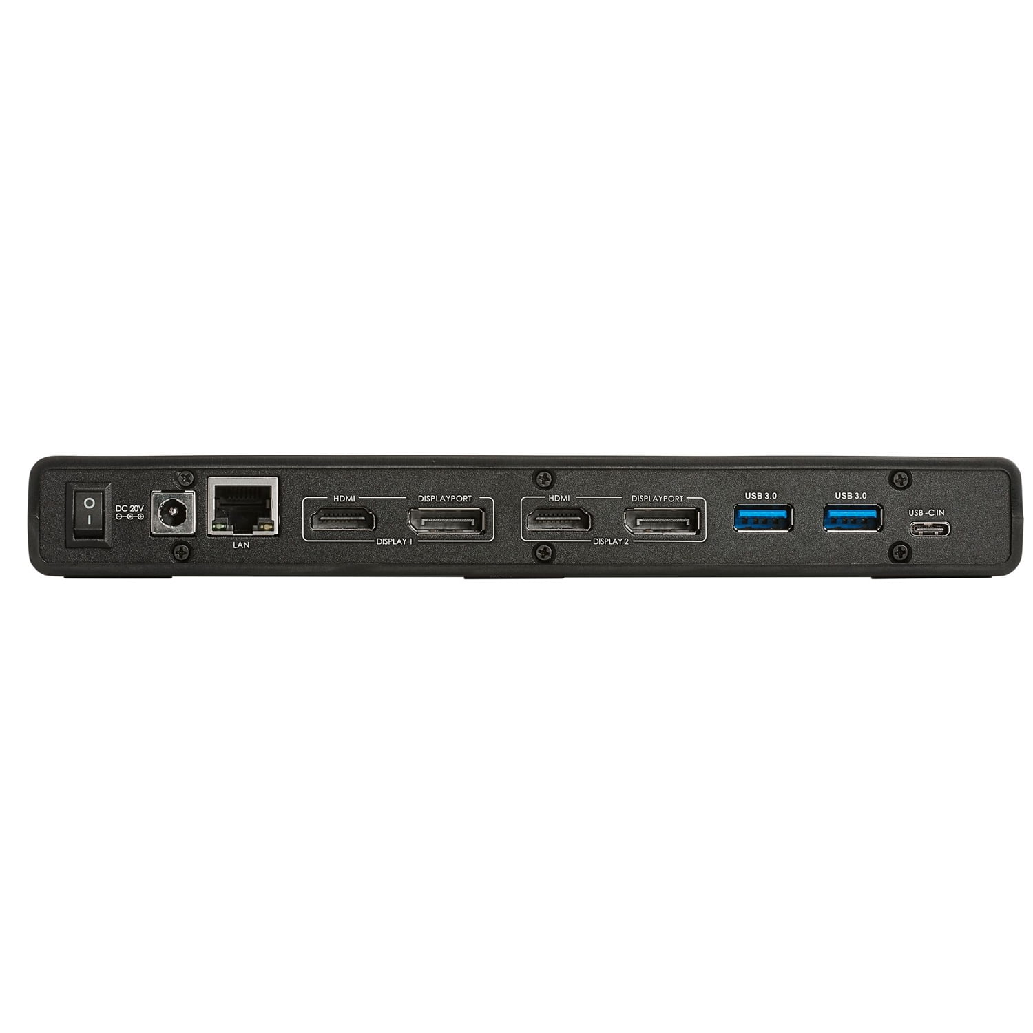 VisionTek Universal Docking Station Dual Monitor, Black