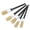 White Grey, variant on Yajisi 5 Pieces Auto Detailing Brush Set for Cleaning Car Interior Exterior Engine Exhaust Leather Seat Soft Bristle Cleaning Tool, Multipurpose Automotive Accessories, Deep Clean Cracks, White Grey