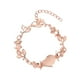 thumbnail image 1 of Moda Mujeres Opal Leaf Rose Gold pulsera de compromiso de joyería de regalos, 1 of 7