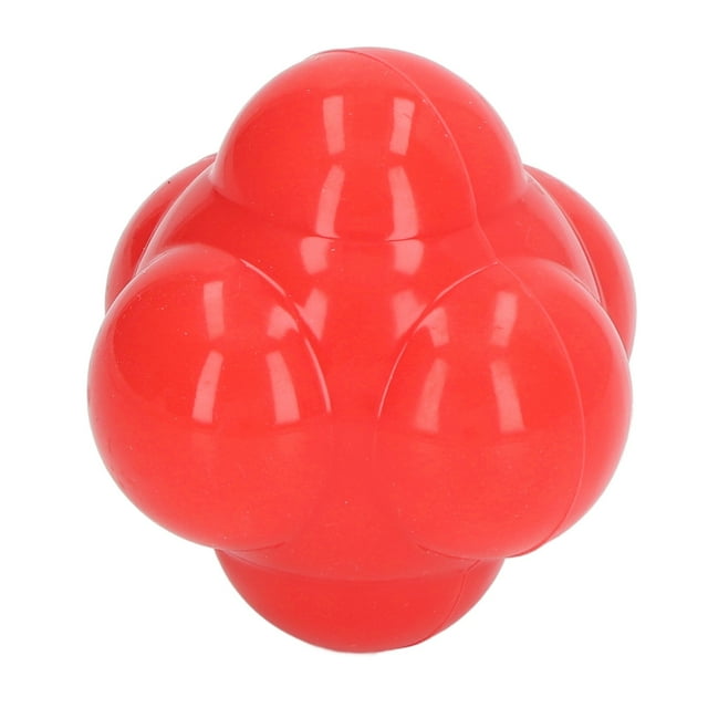 Balle de Réaction, 26.8 Po Caoutchouc Couleur Vive Hex Entraîneur de Réaction Léger et Portable pour Basketball, Tennis et Autres Sports Compétitifs