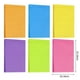 thumbnail image 4 of Paquete de 6 blocs de notas adhesivos, 6 colores, 4 x 6 pulgadas, notas adhesivas brillantes, notas adhesivas coloridas para oficina, hogar, escuela, reuniones, 50 hojas/bloc, 4 of 7
