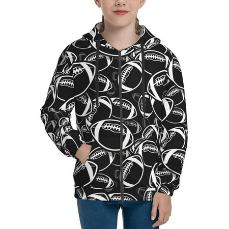 

Hoodies for Women black American football Rugby cool Long Sleeve Sweatshirt Drawstring Zip Up Hoodie with Pockets Teen Girl Clothes