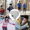 thumbnail image 7 of Morttic Wireless Bluetooth Beanie Hat, Men Women Music Knitted Cap with Headphone Headset Earphone Stereo Speakers and Mic Hands Free Hat for Outdoor Sports (Light Grey), 7 of 7