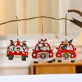 thumbnail image 4 of Naiovety 3 piezas colgante de Navidad fiesta de Festival colgante árbol de Navidad chimenea pared ventana ornamento hogar comedor Kits de decoración para fiestas, 4 of 5