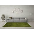 thumbnail image 3 of Ahgly Company Indoor Rectangle Abstract Green Modern Area Rugs, 3' x 5', 3 of 4