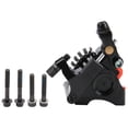 thumbnail image 2 of Hydraulic Disc Brake Calipers, Bicycle Front Rear Oil Disc Brake Aluminum Alloy Bothway Piston with Screw for Road Bicycle Front Disc Brake 140MM,Rear Disc Brake 140MM,Front Disc, 2 of 7