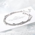thumbnail image 2 of Pulseras de plata de ley 925 para mujeres, adolescentes y niñas, pulsera con dije de corazón, joyería de moda, regalos., 2 of 4