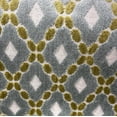 thumbnail image 4 of Plutus Velvet Majestic Blue, Citrine, Cream Handmade Luxury Pillow - Double sided 20" x 20", 4 of 4
