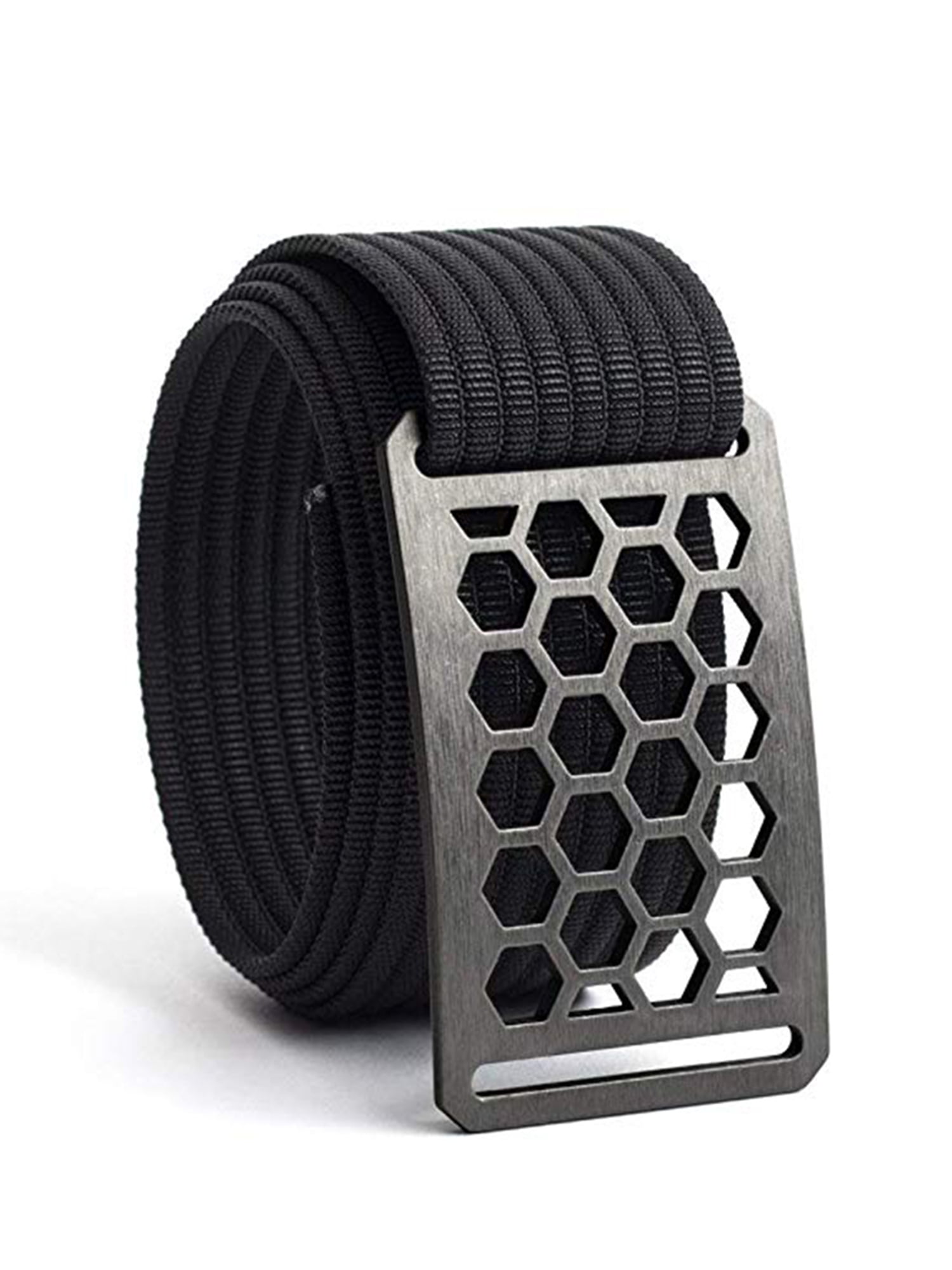 Xhtang Men's Nylon Belt Xhtang Canvas Outdoor  Belt With Metal