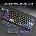 thumbnail image 4 of Teclado HITIME H61 Cableado 60% RGB Hot Swappable, 4 of 7