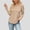 B_Khaki, variant on Womens Jacquard Hoodies Long Sleeve Tunic Tops V Neck Sweatshirts with Hood Solid Pocket Drawstring Pullover Top Ladies Fashion 2025