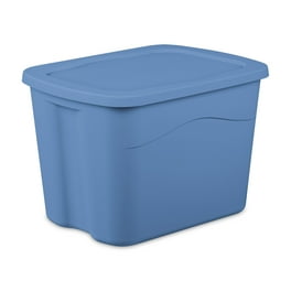 Sterilite 30 Gallon Tote Box Durable Plastic Steel Ideal for Storing Bedding Sporting Gear Bulky Items BPA free Walmart