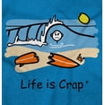thumbnail image 2 of Broken Surfboard Swim Beach Day Men's Graphic T Shirt Tees Brisco Brands X, 2 of 6