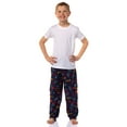 thumbnail image 3 of DC Comics Boys' Superman In Action Shield Emblem Logo Retro Title All-Over Print Pajama Lounge Pants Sleepwear, 3 of 6