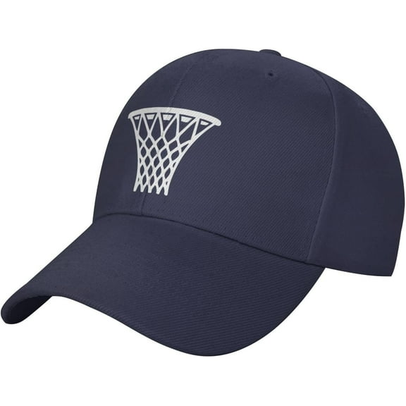 Wikjxiz Basketball Hoop Hat Black Baseball Cap Men Women Adjustable Sports Sunhat Fashion Trucker Hat