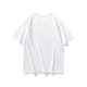 thumbnail image 3 of Loose Fit Men's Casual Cotton T-Shirt, Round Neck, Summer Cat Print, Unisex Fashion, Knitted Fabric, Youth Style, Black/White, 3 of 6
