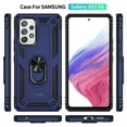 thumbnail image 6 of CoverON For Samsung Galaxy A53 5G Ring Case, Kickstand Rugged Phone Cover Magnetic Car Mount Compatible - Navy Blue, 6 of 8
