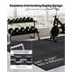 thumbnail image 5 of Tapete de ejercicios tipo puzle VEVOR, 12 tapetes para equipos de fitness, 61 x 61 x 1,4 cm, juego de tapetes de gimnasio de espuma EVA de alta densidad, baldosas de goma suave entrelazadas, negro., 5 of 9