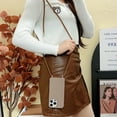 thumbnail image 4 of Crossbody Strap Lanyard Silicone Phone Case For iPhone 15 14 13 12 Mini 11 Pro Max Plus Candy Color Soft TPU Back Cover RJ, 4 of 7