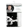 Trend Lab Cow Print Plush Black Polyester Baby Blanket
