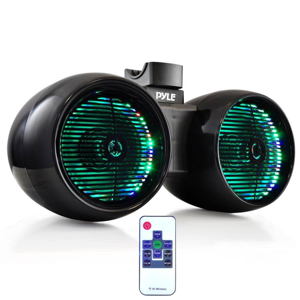 PYLE PLMRWB652LEB Waterproof Marine Wakeboard Tower Speakers 6.5