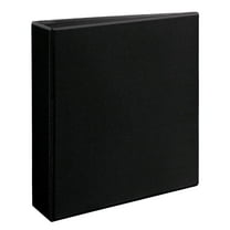 Avery 2" Heavy-Duty View Binder, One Touch Slant Rings, Black, 500 Sheets