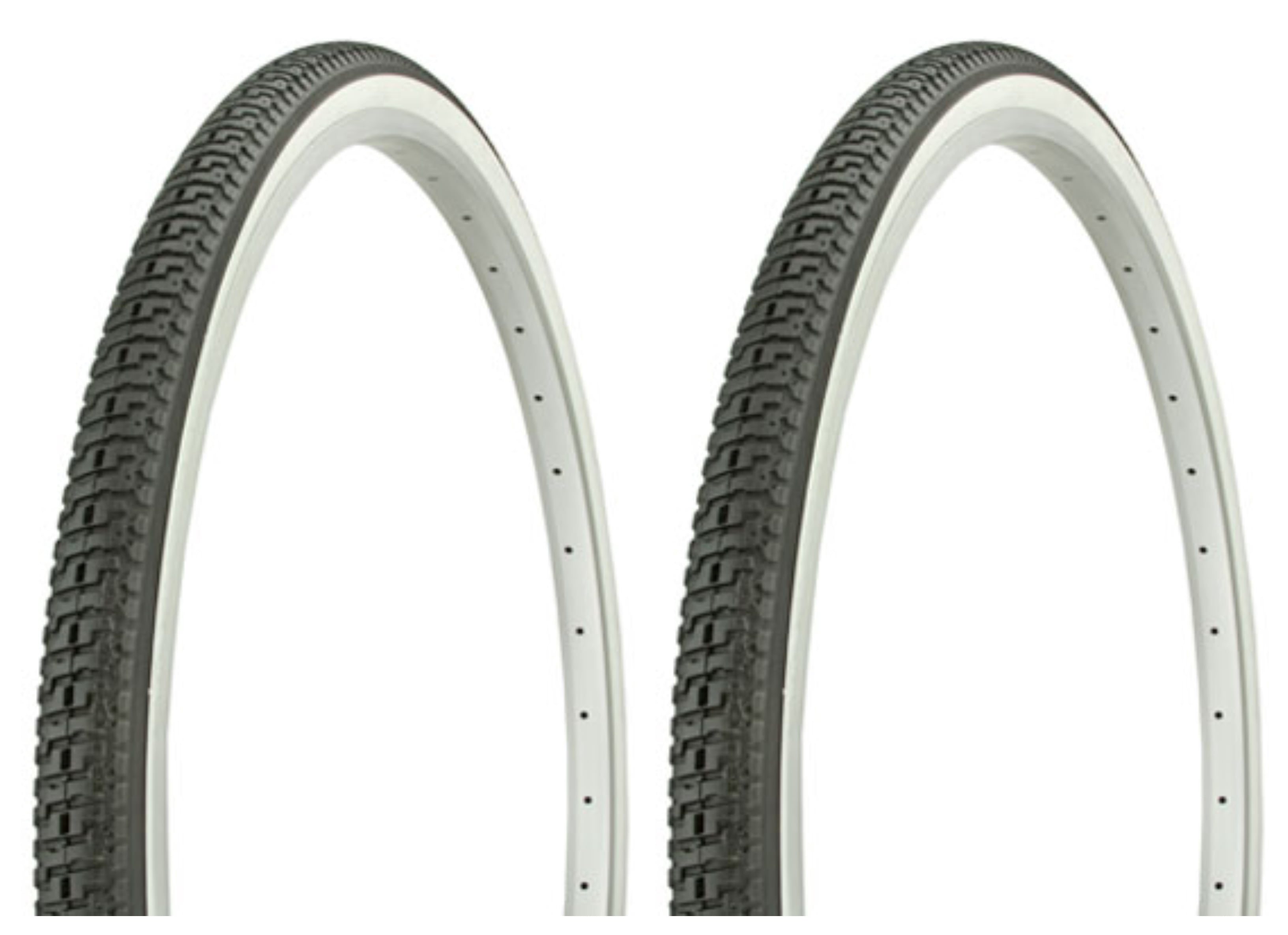 two Tire Duro 26 x 1 3/8 Black/White Side Wall DB-7032.