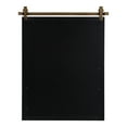 thumbnail image 5 of Kate and Laurel Skylan Modern Glam Decorative Wood Framed Wall Mirror, 24 x 31, Glossy Black and Antique Gold, Barn Door-Inspired Transitional Hanging Mirror for Bathroom or Living Room Uses, 5 of 8