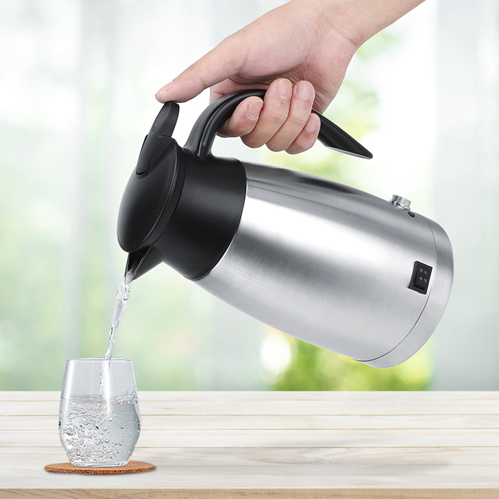 Stainless Steel Best 12 Volt Kettle Car Electric Kettle, Stainless