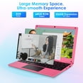 thumbnail image 6 of Mini 10.1inch Android 12 Laptop Computer, Portable Small Netbook with Allwinner A133 CPU Android 12 OS 2GB RAM 64GB EMMC HD IPS Screen 1280x800 Pixel 0.3MP Camera, 6 of 7