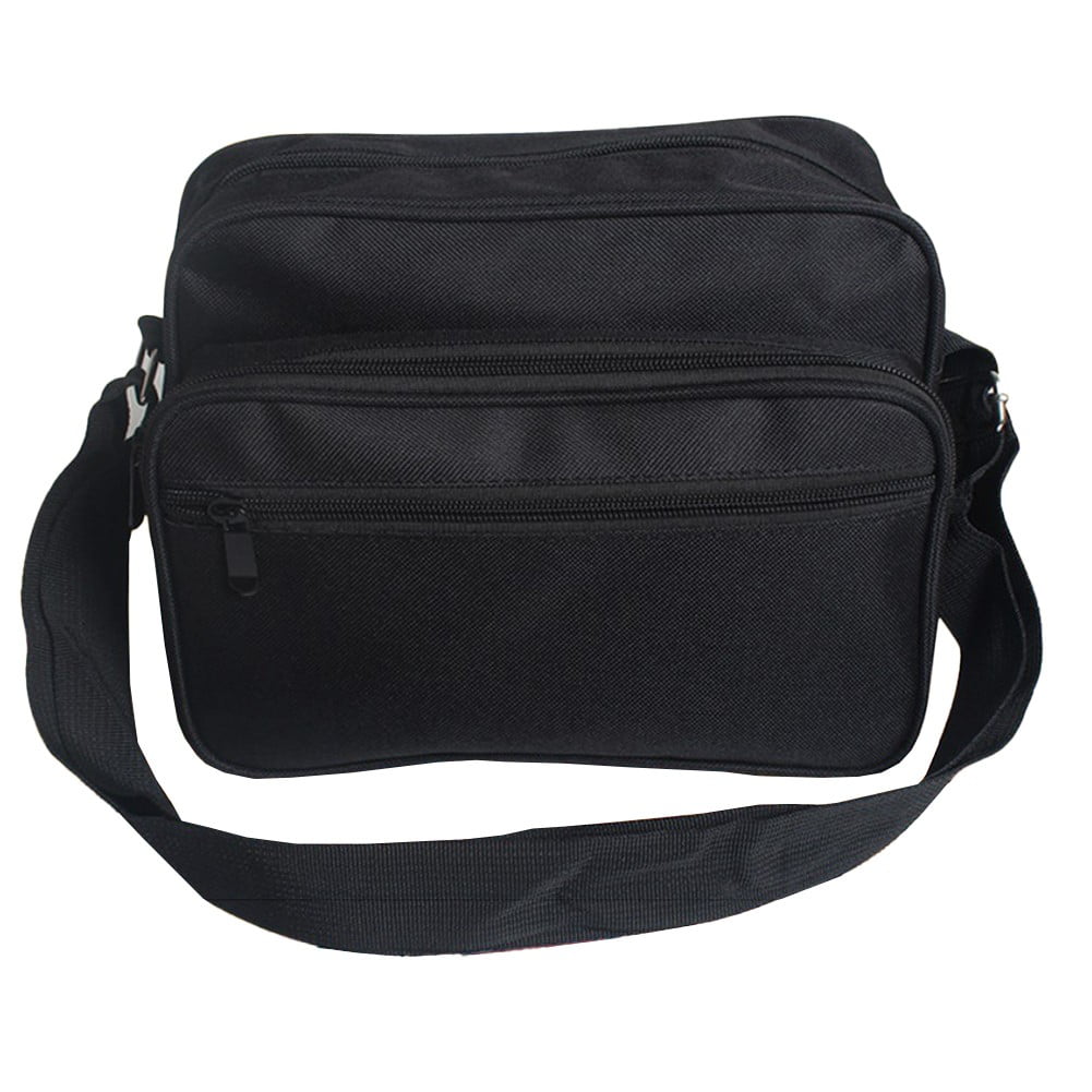 Oxford Canvas Chisel Tool Bag Multi-Functional Electrician Toolkit Shoulder Bag Black Smile Home