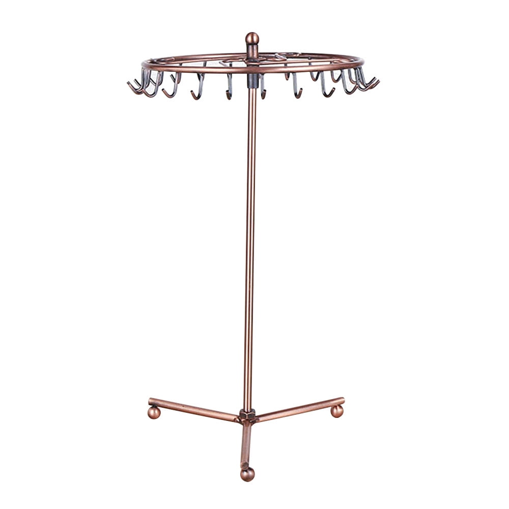 Jewelry Tree Rotating Ring Display Holder Organizer Necklace Stand Rack