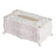 thumbnail image 1 of Caja de pañuelos, soporte para pañuelos faciales, caja de papel, dispensador de servilletas rectangular para Blanco, 1 of 8
