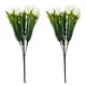 thumbnail image 2 of Tulipanes artificiales de imitación – Ramo de orquídeas artificiales de 6 ramas para decoración del hogar, follaje de plástico que no requiere mantenimiento para el alféizar de la ventana, el d, 2 of 6
