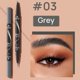 thumbnail image 4 of Lápiz de cejas 2 en 1 para microblading de 1 ml, punta de 4 puntas + pincel, aspecto natural 3D, duradero 24 horas, marrón oscuro, fácil de limpiar, compacto, para diferentes tonos de pelo y piel, 4 of 7