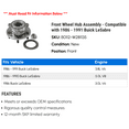 thumbnail image 2 of Front Wheel Hub Assembly - Compatible with 1986 - 1991 Buick LeSabre 1987 1988 1989 1990, 2 of 2