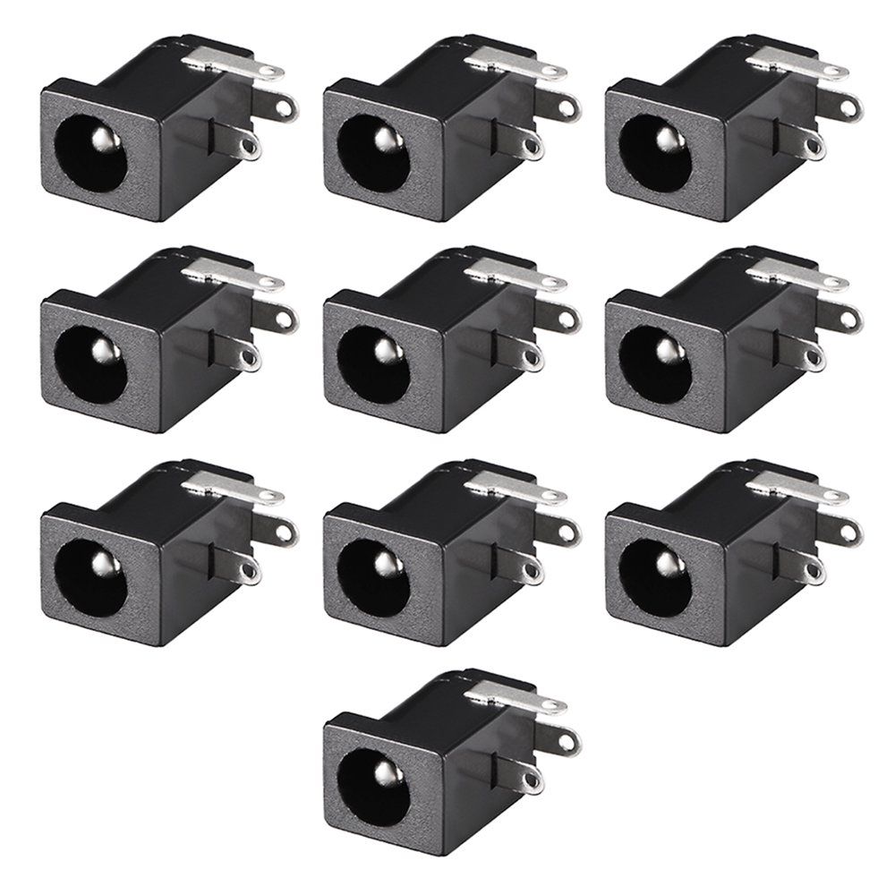 40 Connettori Alimentazione DC Maschio 5,5x2,5 Mm – 12V, Per Autoradio, Telecamere, Elettronica Fai-Da-Te - 4