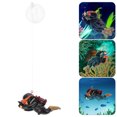 thumbnail image 4 of KAKOWELY Decoración creativa para pecera con cámara de buceo, adorno vívido para acuario (negro), 4 of 4
