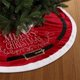 thumbnail image 2 of Falda de terciopelo rojo para árbol de Navidad, delantal decorativo para calcetín de árbol de Navidad, faja para falda de árbol de Navidad (48") Sincero Electrónica, 2 of 5