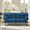 Blue, variant on Sofa Bed Convertible Couch, 71inch Small Splitback Modern Loveseat Sofa Bed for Living Room,Office,Apartment