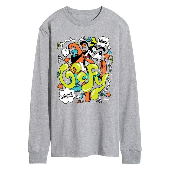 Disney - Goofy Doodles - Men's Long Sleeve Graphic T-Shirt