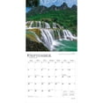 thumbnail image 4 of Waterfalls 2026 12x24" (Hanging) Square Wall Calendar | Plastic-Free | BrownTrout, 4 of 9
