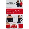thumbnail image 2 of ANFERRY Women Padded Off Shoudler Tops Long Sleeve Side Ruched Basic Going Out Shirts, 2 of 8
