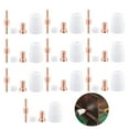 thumbnail image 3 of EeaseCA 40 Pcs Plasma Cutting Accessories Electrode Nozzle Protective Cover Shunt Lengthen (Assorted Color), 3 of 7