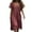 ZA-Wine-wedding guest dresses, variant on Wiyuqeen Boho Dresses for Women V Neck Short Sleeve Cotton Linen Dresses Solid Lightweight Maxi Dresses Wedding Guest Dresses
