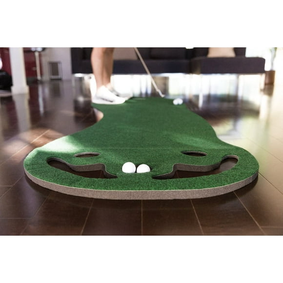 Putting Green de Golf Intérieur, 3 x 9 Pieds - Entraînez-Vous comme un Pro