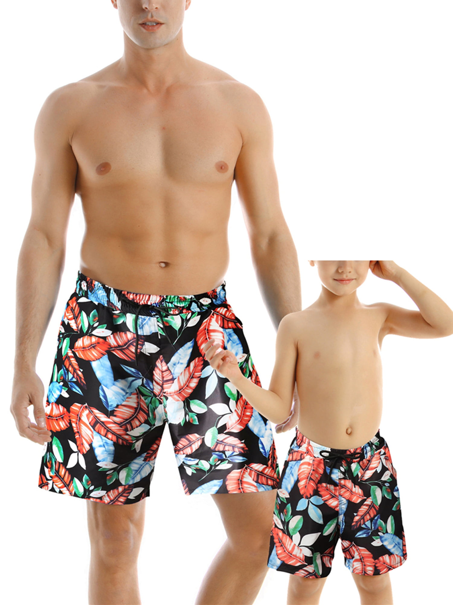 Beach Short Beachwear for Men Boys S Swim Trunks Mango Fruit Summer 